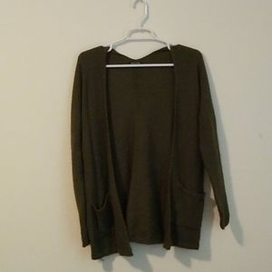 Pink Clover Dark Green Cardigan